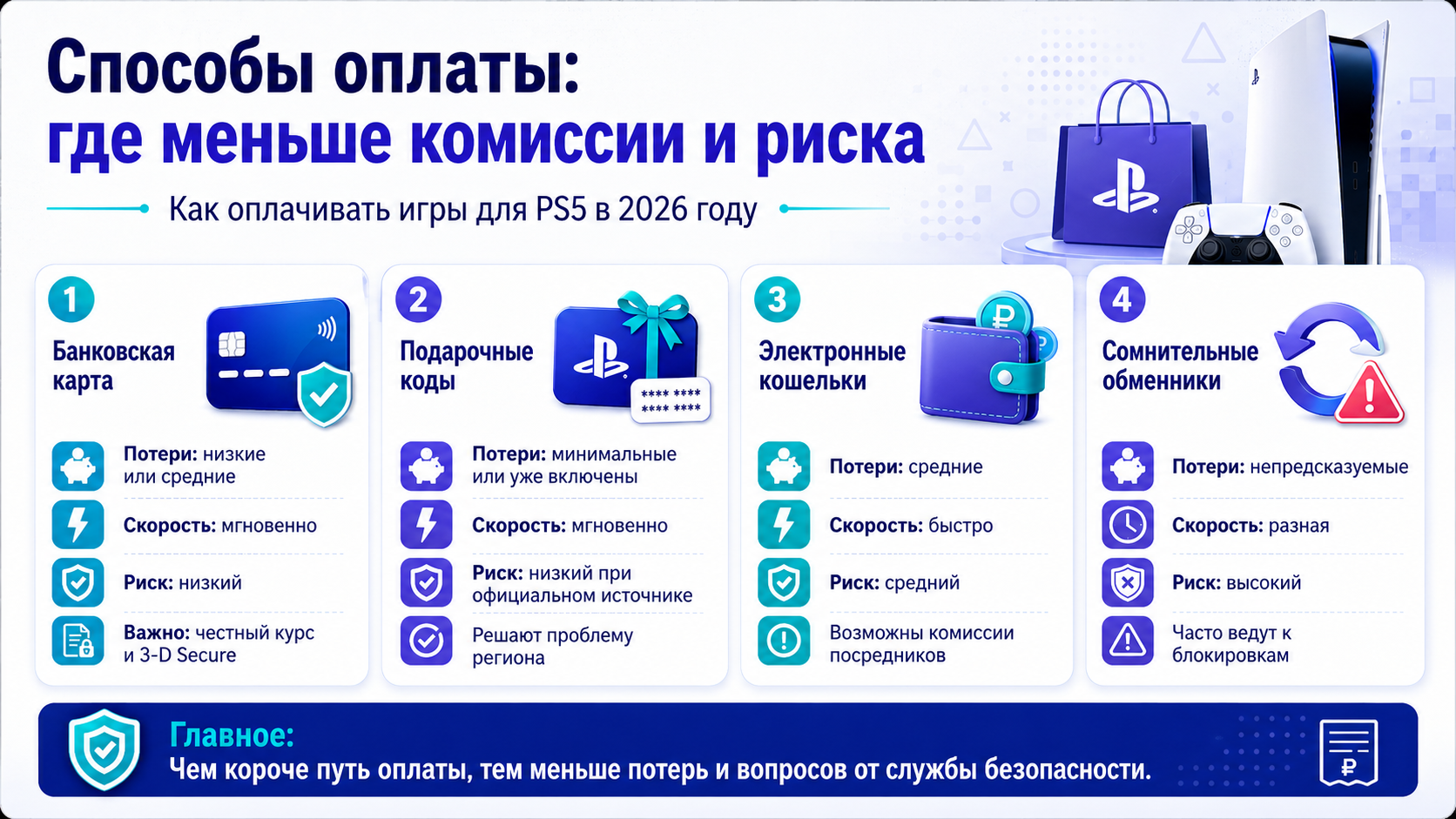 Где меньше коммисси при оплате подписки на ps5